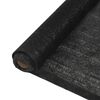 vidaXL tr&aring;dnetssk&aelig;rm HDPE 2 x 10 m sort