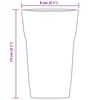 vidaXL glas 6 stk. 415 ml