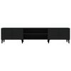 vidaXL tv-bord 180x31,5x40 cm konstrueret træ sort