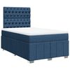 vidaXL kontinentalseng med madras 120x200 cm stof bl&aring;