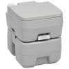 vidaXL transportabelt campingtoilet 20+10 l gr&aring;