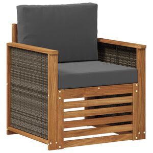 vidaXL Udend&oslash;rs Mellem Sofa Naturfarvet