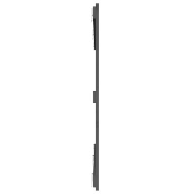 vidaXL sengegavl 159,5x3x90 cm massivt fyrretræ grå