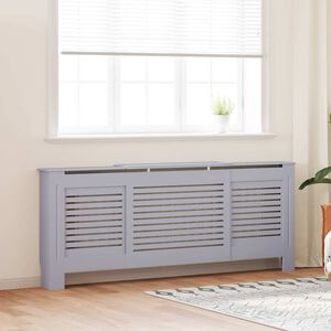 vidaXL radiatorskjuler 205 cm MDF gr&aring;