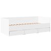 vidaXL daybed med skuffer uden madras 100x200 cm hvid