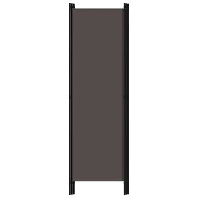 vidaXL 3-panels rumdeler 150 x 180 cm antracitgrå