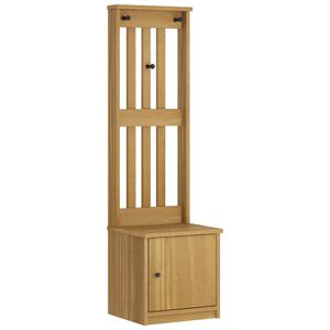 vidaXL Hall tr&aelig; SANDNES 45x40x159,5 cm massivt fyrretr&aelig;
