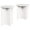 vidaXL Sofabord 2 stk. Hvid 41.5 x 41.5 x 46 cm