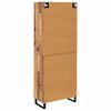 vidaXL Highboard 2 pcs Gammelt tr&aelig; 69,5 x 34 x 180 cm