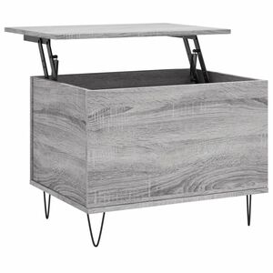 vidaXL sofabord 60x44,5x45 cm konstrueret tr&aelig; Gr&aring; sonoma-eg
