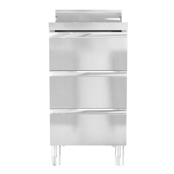 vidaXL kommercielle køkkenskabe 3 stk. rustfrit stål