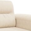 vidaXL 3-personers sofa 180 cm mikrofiberstof beige