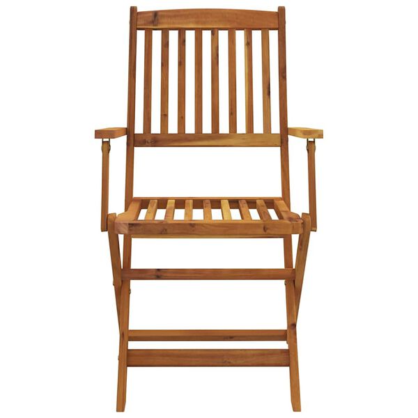 vidaXL spisebordss&aelig;t til haven 7 dele foldbart massivt akacietr&aelig;