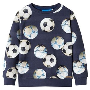 vidaXL Sweatshirt til b&oslash;rn str. 92 marinebl&aring;