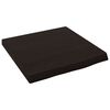 vidaXL v&aelig;ghylde 40x40x(2-4) cm behandlet massivt egetr&aelig; m&oslash;rkebrun