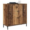 vidaXL Sideboard Gammelt tr&aelig; 79,5 x 33 x 82 cm Konstrueret tr&aelig;