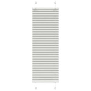 vidaXL Pliss&eacute;gardin Lysegr&aring; 40x100 cm Stofbredde 39,4 cm Polyester