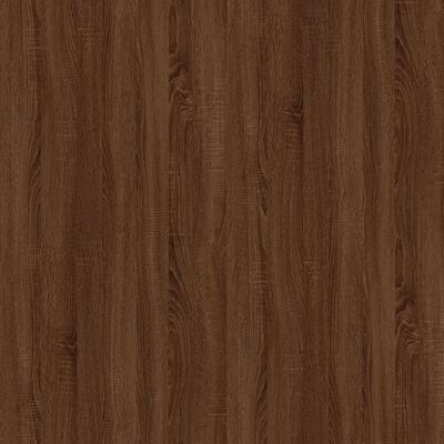 vidaXL sengebord 57x55x36 cm konstrueret træ brun egetræsfarve