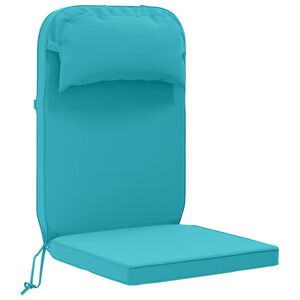 vidaXL Solseng Pude 100% polyester Turkis 55 x 124 x 5 cm