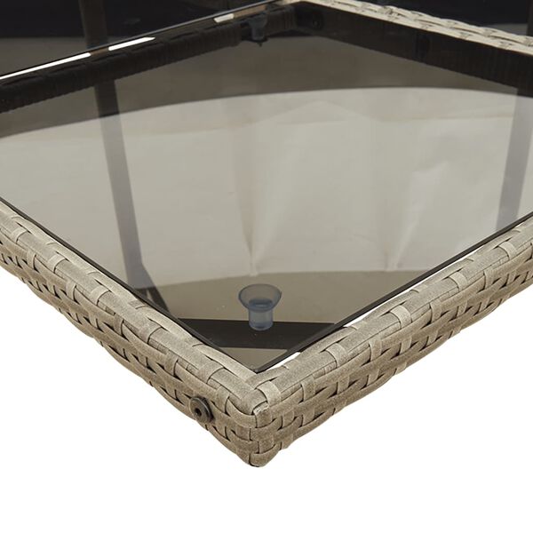 vidaXL spisebordss&aelig;t til haven 13 dele med hynder polyrattan gr&aring;