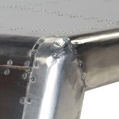 vidaXL Aviator-sofabord aluminium vintage flyverstil