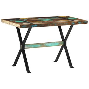 vidaXL spisebord 120x60x76 cm massivt genbrugstr&aelig;