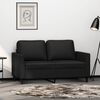 vidaXL 2-personers sofa 120 cm kunstl&aelig;der sort