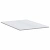 vidaXL Madras topper Hvid 140 x 190 x 3,5 cm Strikket stof