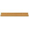 vidaXL V&aelig;ghylde med hylde 4 pcs Beige 40 x 9 x 3 cm Konstrueret tr&aelig;