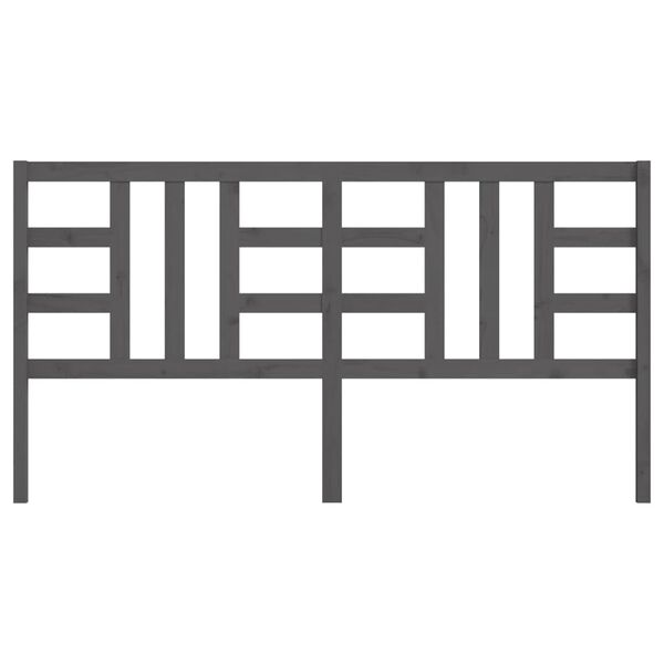 vidaXL sengeg&aelig;rde 186x4x100 cm massivt fyrretr&aelig; gr&aring;