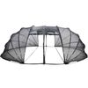 vidaXL Pooltelt Dome Transparent 538 x 440 x 204 cm