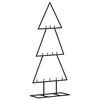 vidaXL dekorativt juletr&aelig; 60 cm metal sort