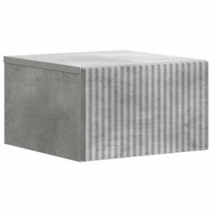 vidaXL V&aelig;gh&aelig;ngt Natbord Betongr&aring; 33 x 34,5 x 20 cm Konstrueret tr&aelig;