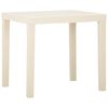 vidaXL havebord 79x65x72 cm plastik hvid