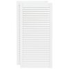 vidaXL skabsl&aring;ger 2 stk. 99,3x49,4 cm lameldesign massivt fyr hvid