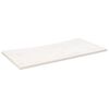 vidaXL skrivebordsplade 110x55x2,5 cm massivt fyrretr&aelig; hvid