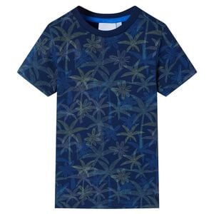 T-shirt til b&oslash;rn str. 104 marinebl&aring;