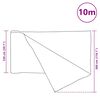 vidaXL afsk&aelig;rmning 1,5x10 m HDPE 75 g/m&sup2; sort