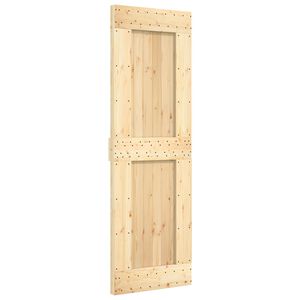 vidaXL Skyded&oslash;r NARVIK Naturfarvet og sort 70 x 210 cm (213,5 cm)