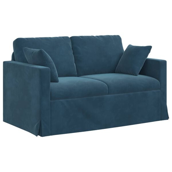 vidaXL Sofa Bl&aring; Samlede dimensioner: 138 x 78 x 80 cm (B x D x H)