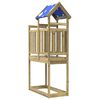 vidaXL Leget&aring;rn Brun 52,5 x 110,5 x 215 cm Massiv impr&aelig;gneret tr&aelig;