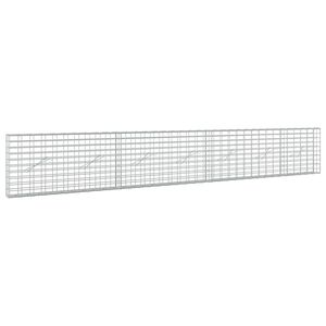 vidaXL Gabion med 3,5 mm tr&aring;d og 5x10 cm mesh 350x10x50 cm