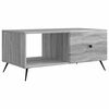 vidaXL Sofabord Gr&aring; sonoma-eg 90 x 50 x 40 cm Konstrueret tr&aelig;