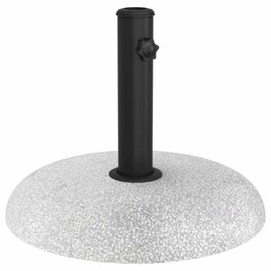 vidaXL Parasolfod 20.9 kg Lysegr&aring; Beton Rund