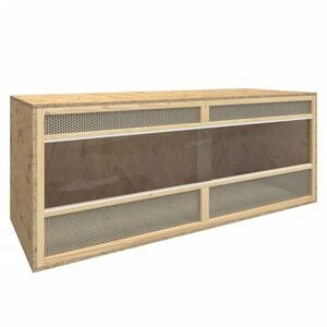 vidaXL terrarium 120x50x50 cm konstrueret tr&aelig;