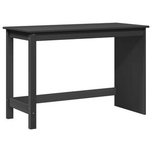 vidaXL Bord Gr&aring; 112 x 50 x 75 cm Massivt fyrretr&aelig;