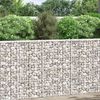 vidaXL gabion-h&oslash;jbed 100x20x100 cm trapezformet galvaniseret st&aring;l
