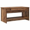 vidaXL Sofabord Artisan Egetr&aelig; 80 x 50,5 x 41,5 cm Konstrueret tr&aelig;