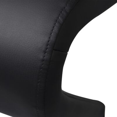 vidaXL spisebordsstole 4 stk. kunstlæder sort