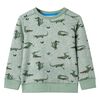 Sweatshirt til b&oslash;rn str. 104 lys kakimeleret